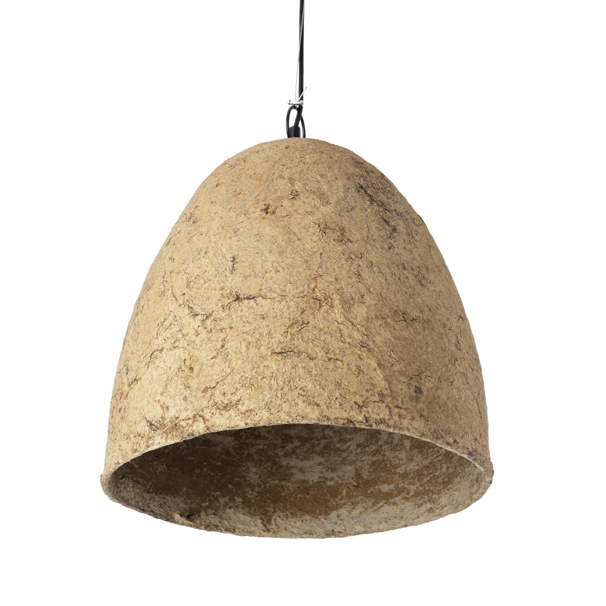 The Savana Pendant - Mud - L size on a white background