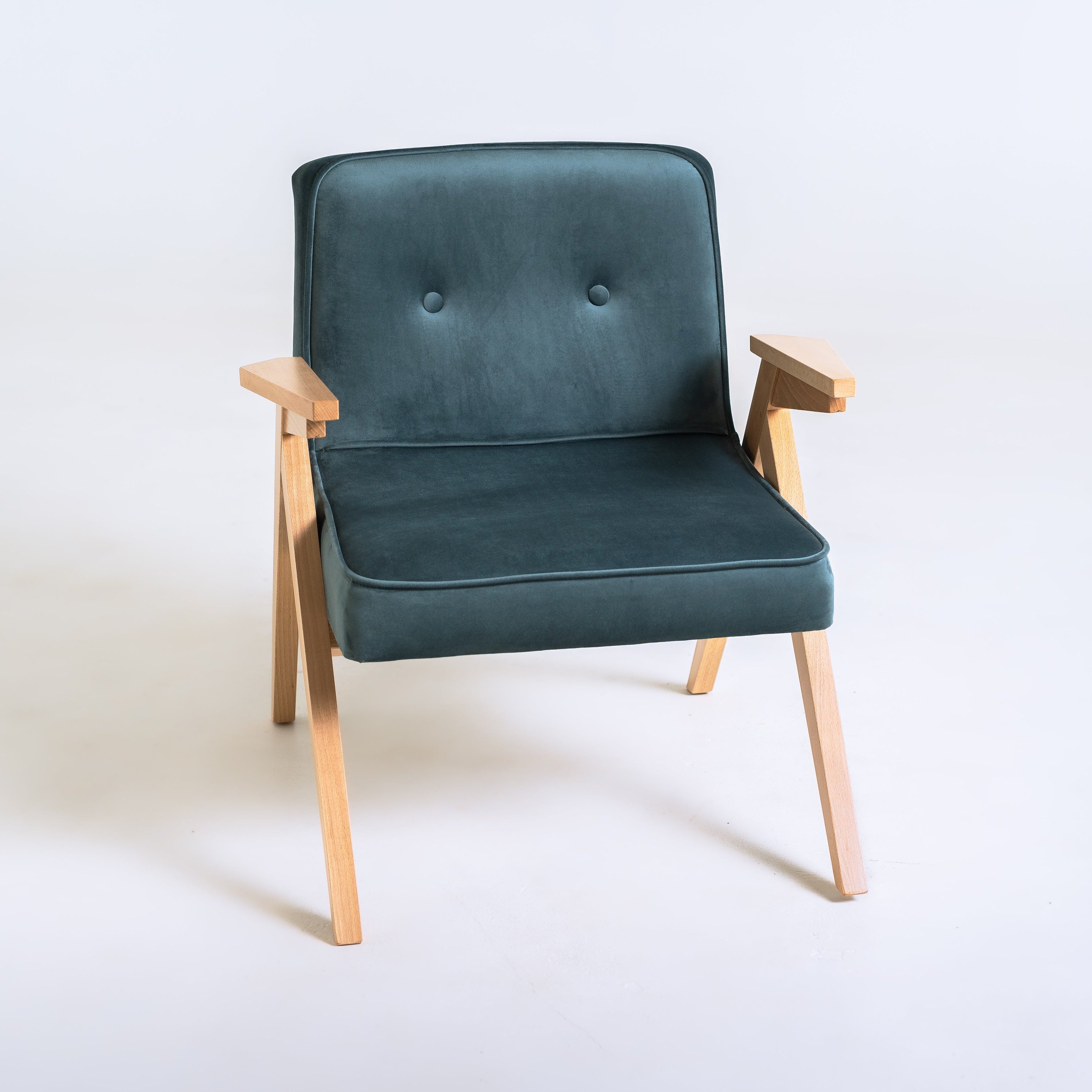 VINC Fauteuil - Bleuet Naturel