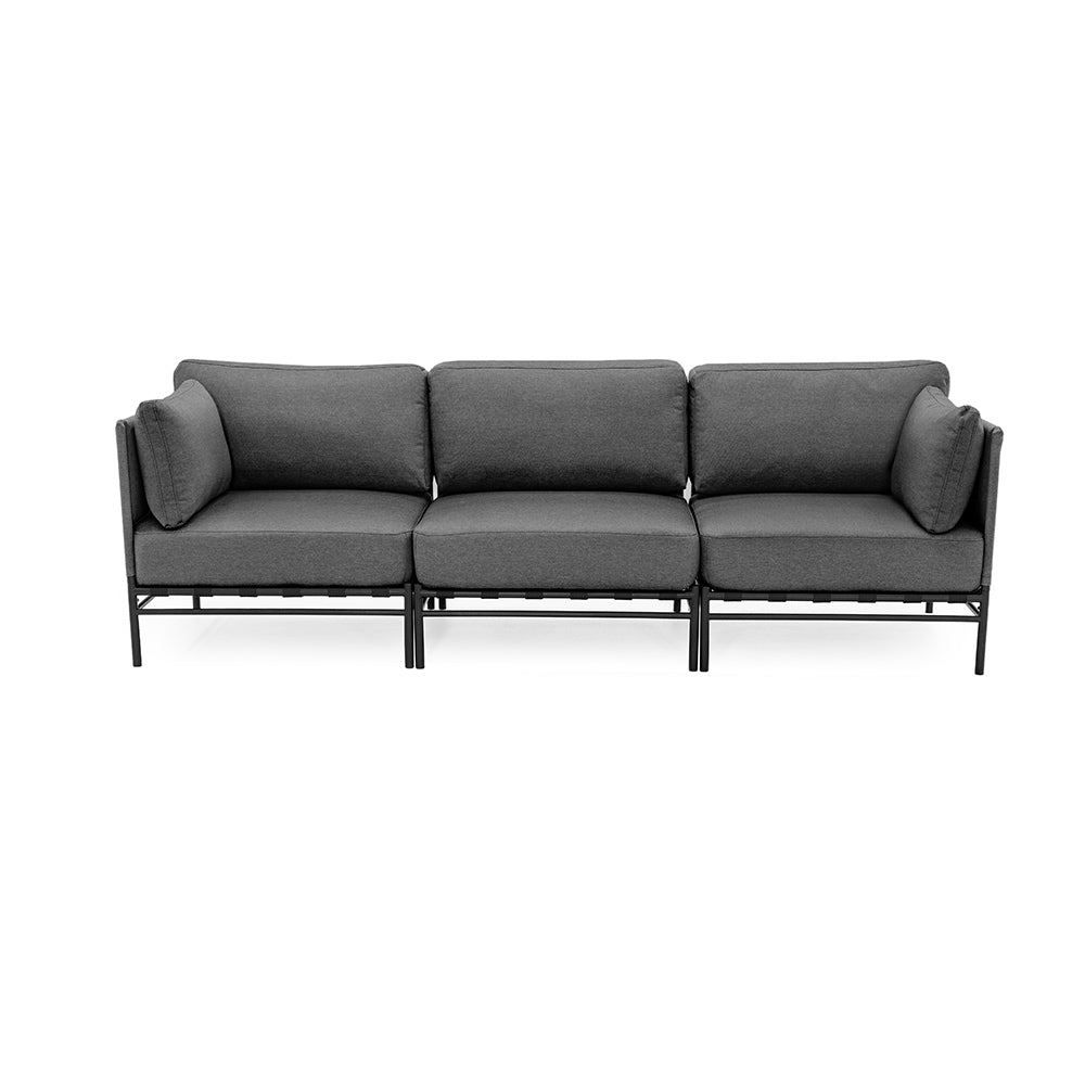 DANDY Sofa 3 - Outdoor Dark Gray 1