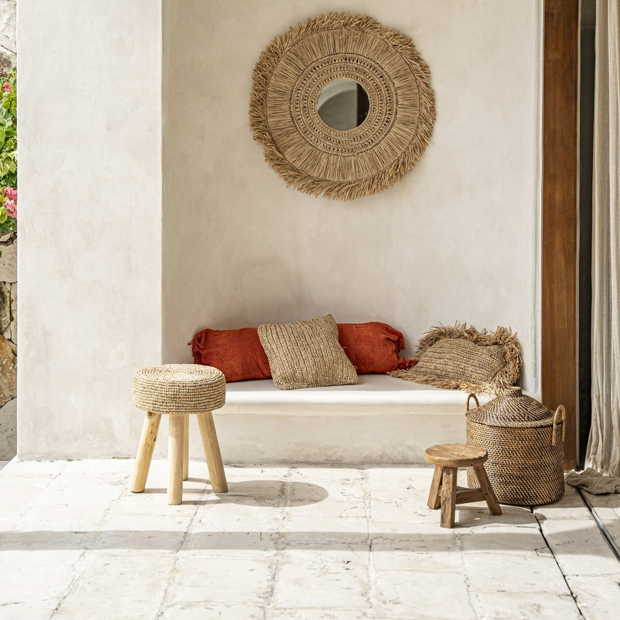 The RAFFIA Tabouret - Naturel
