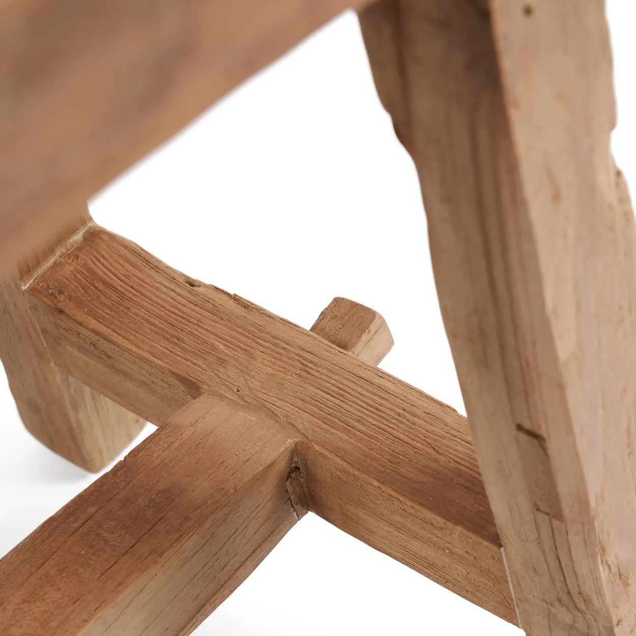 THE SHOJI Stool Natural Close View