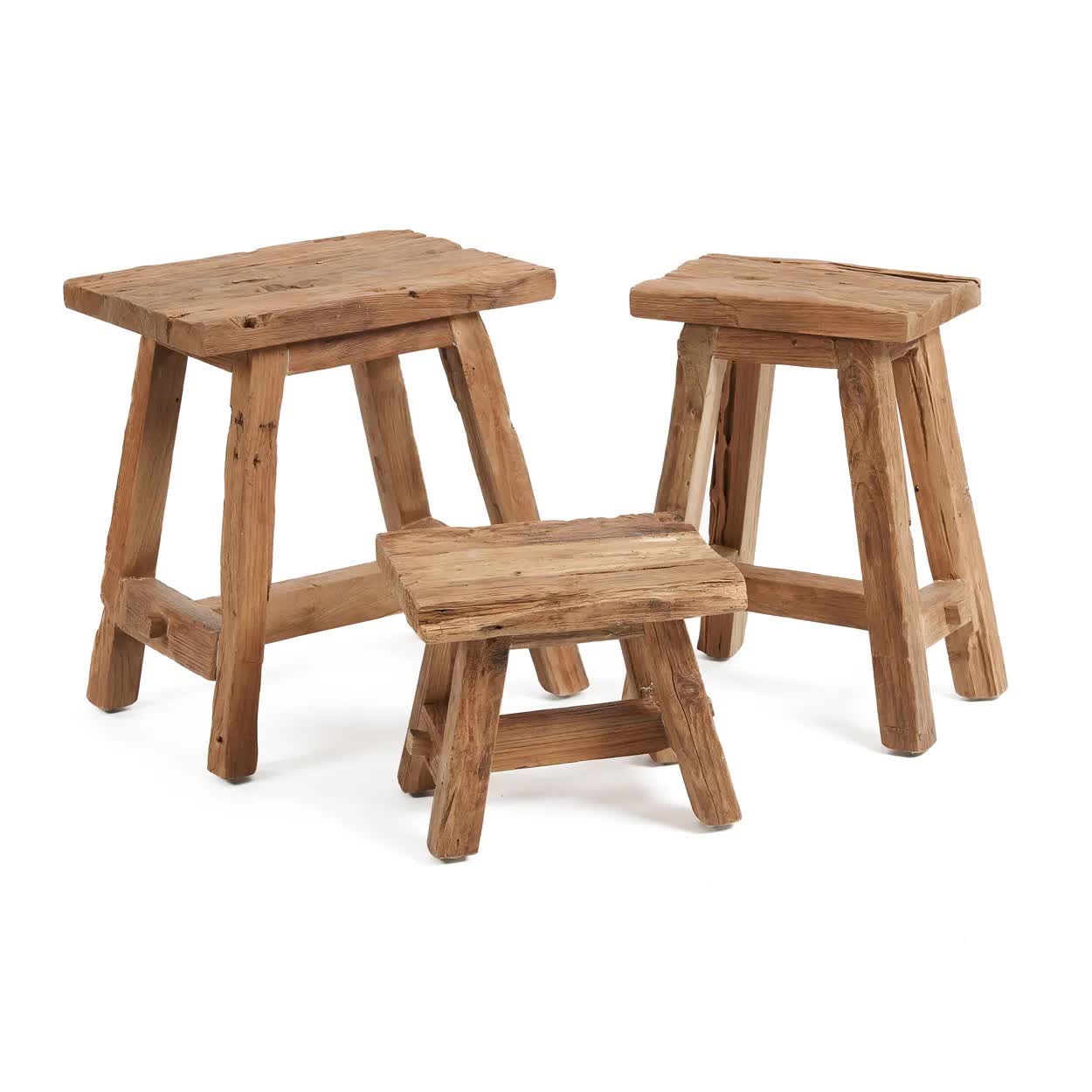 THE SHOJI Stools Natural