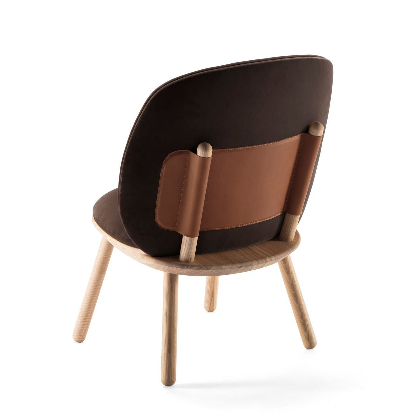 NAIVE Low Chair Brown