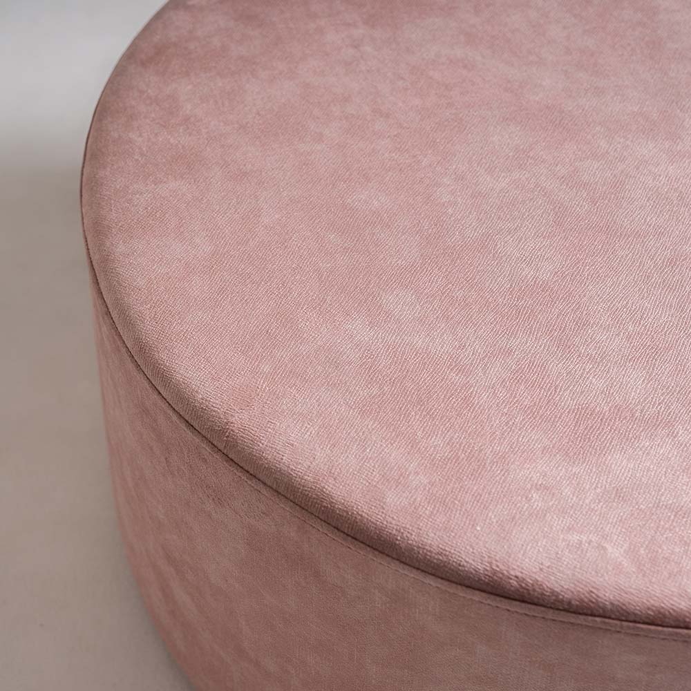 SARI Pouffe Pink Close View