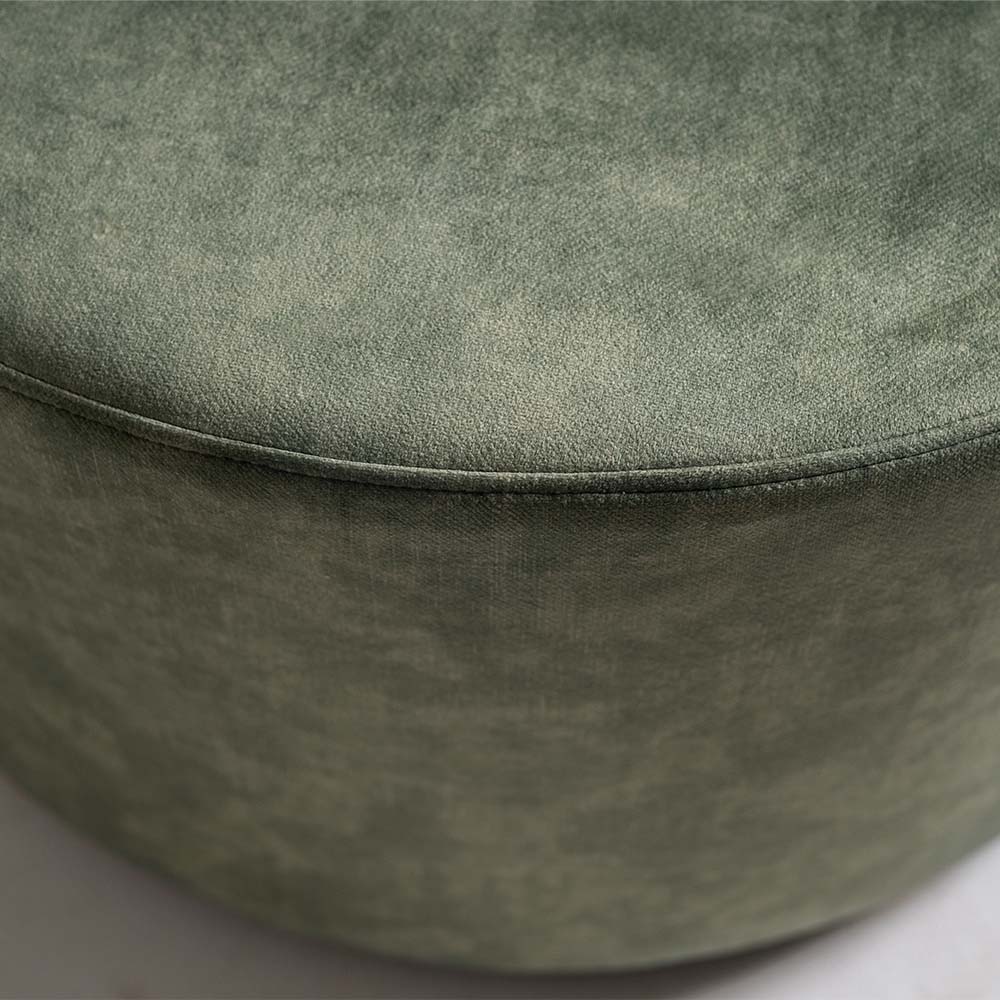 SARI Pouffe Green Close View