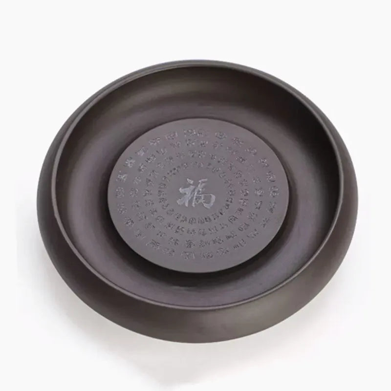 Plateau à thé en rotin tressé à la main