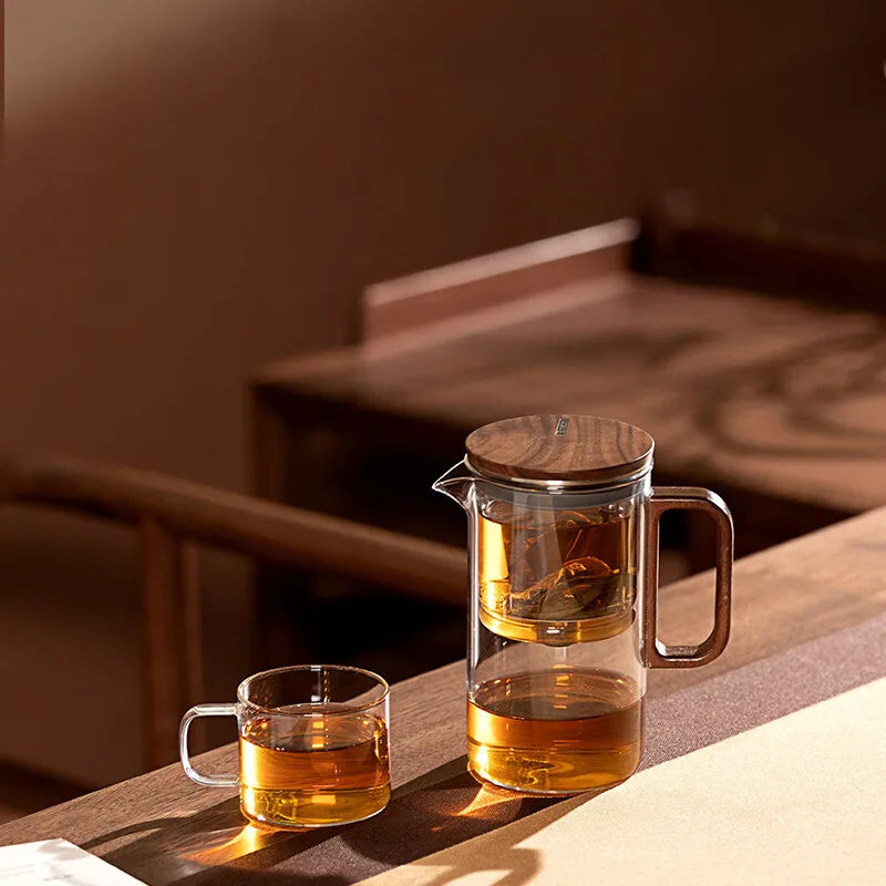 SAMADOYO Élégante Théière en Verre