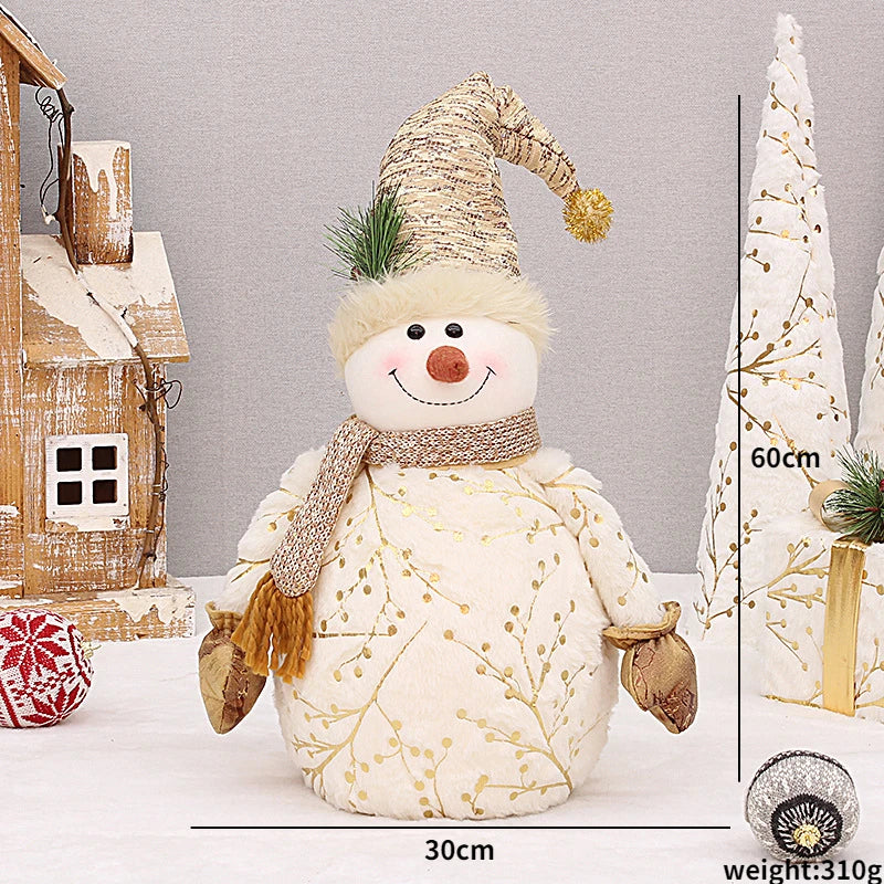 Petite poupée bonhomme de neige pour la maison