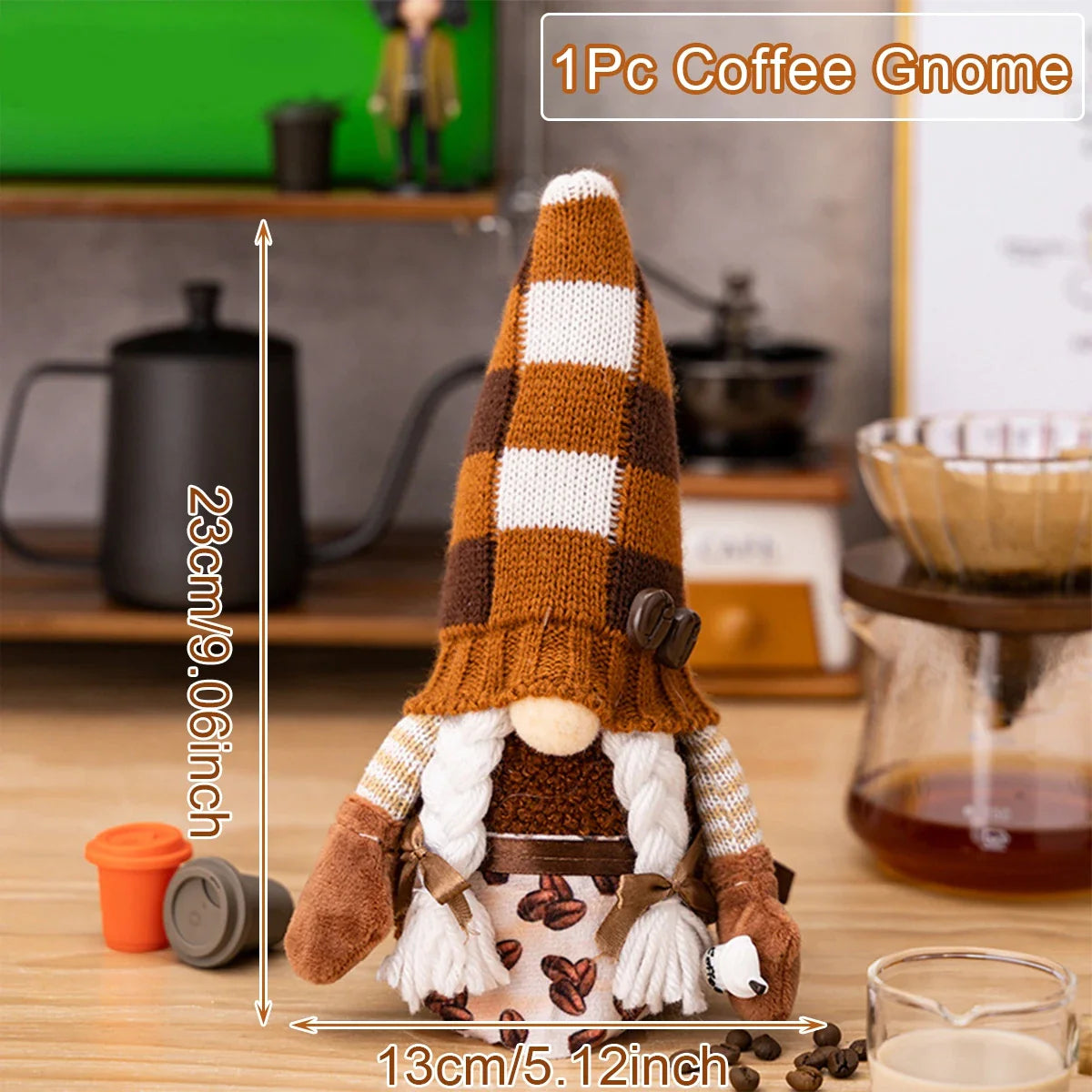 Petit Gnome de Café pour la Décoration