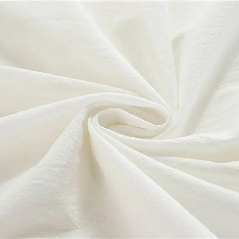 Chemin de table blanc en coton