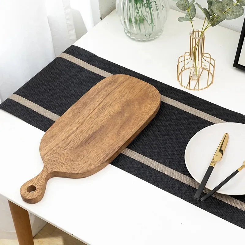 Chemin de table de couleur unie