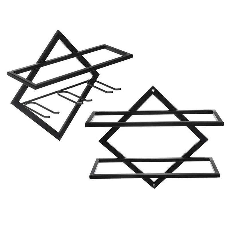 Porte-bouteilles mural décoratif