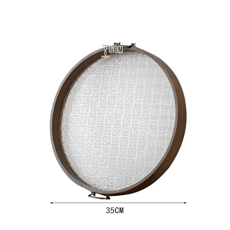 Plateau à thé rétro style japonais