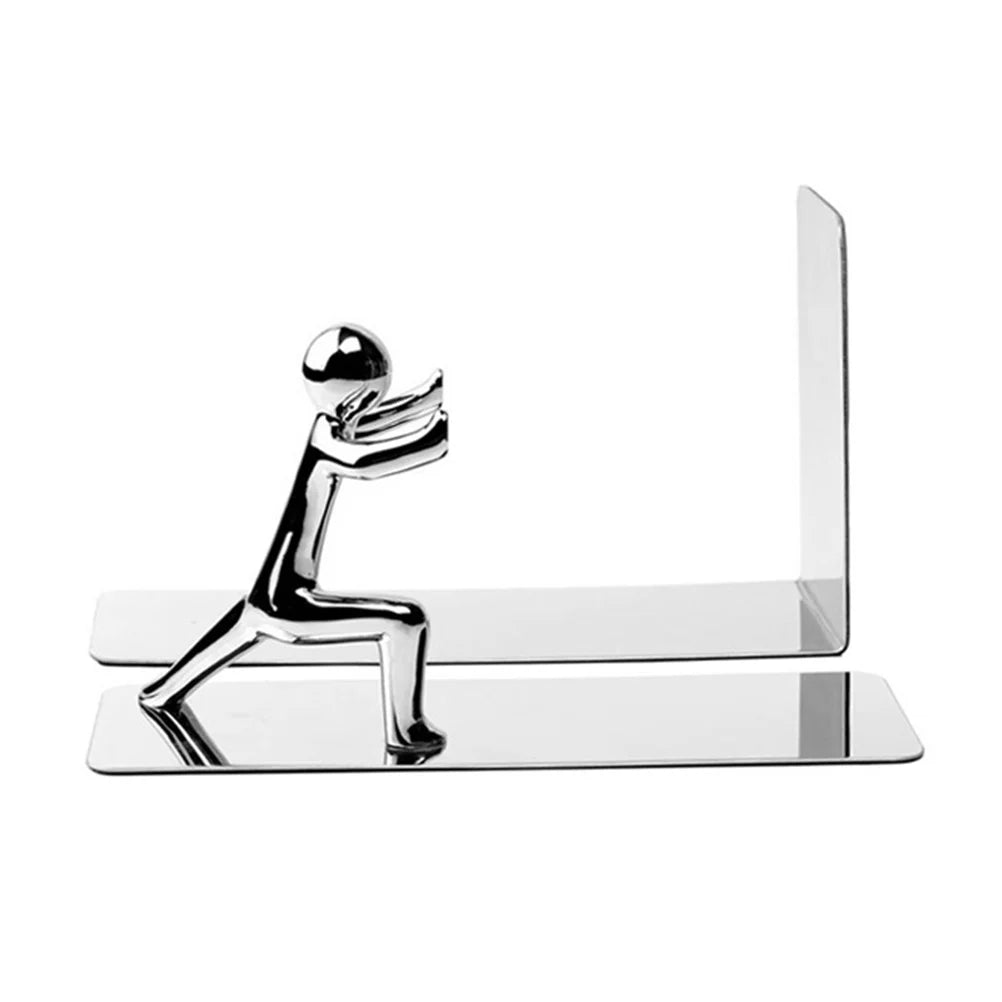 Bibliothèque créative en acier inoxydable