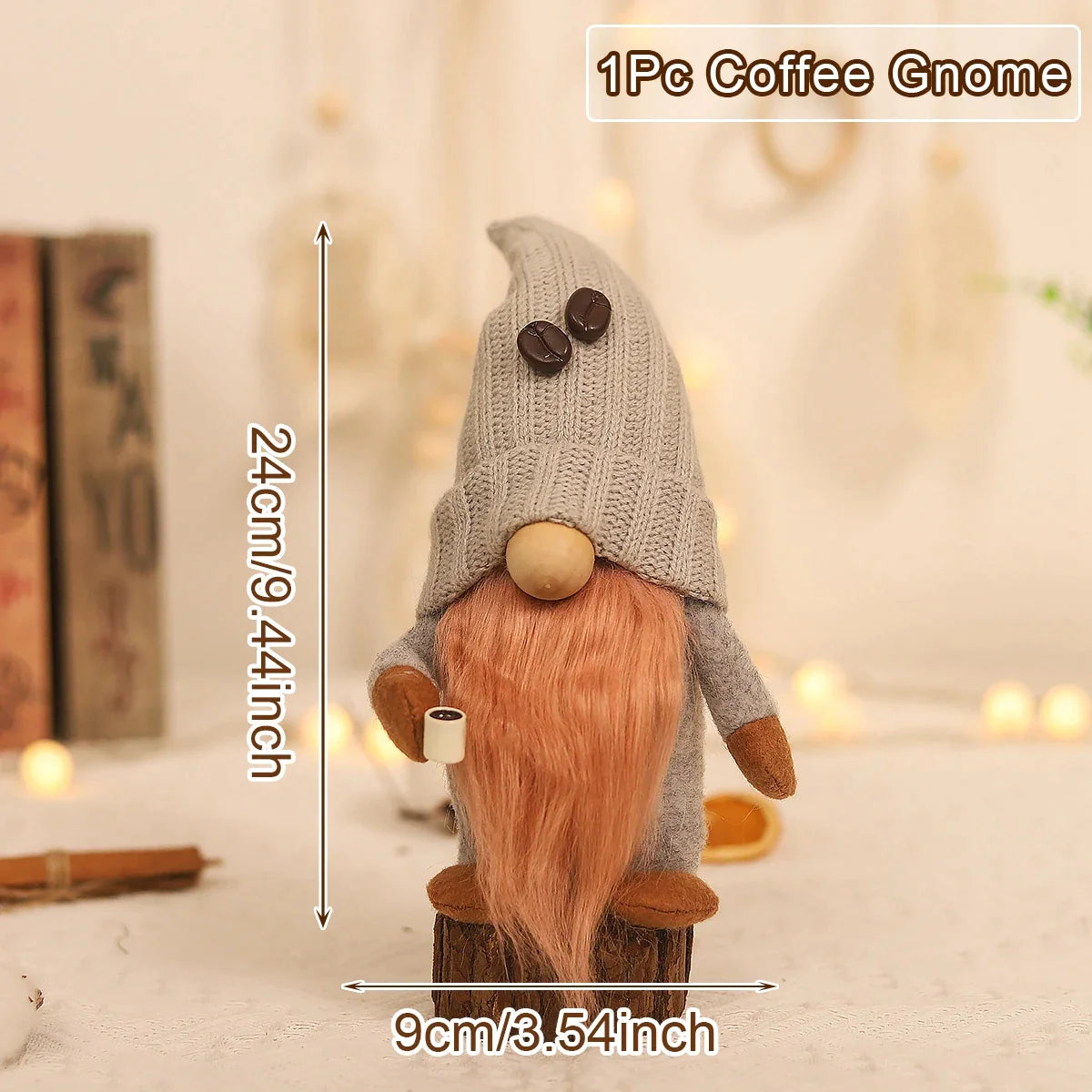 Petit Gnome de Café pour la Décoration