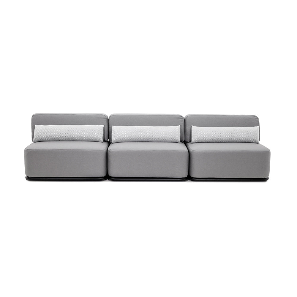 STRAW Sofa 3 - Outdoor Gray 1