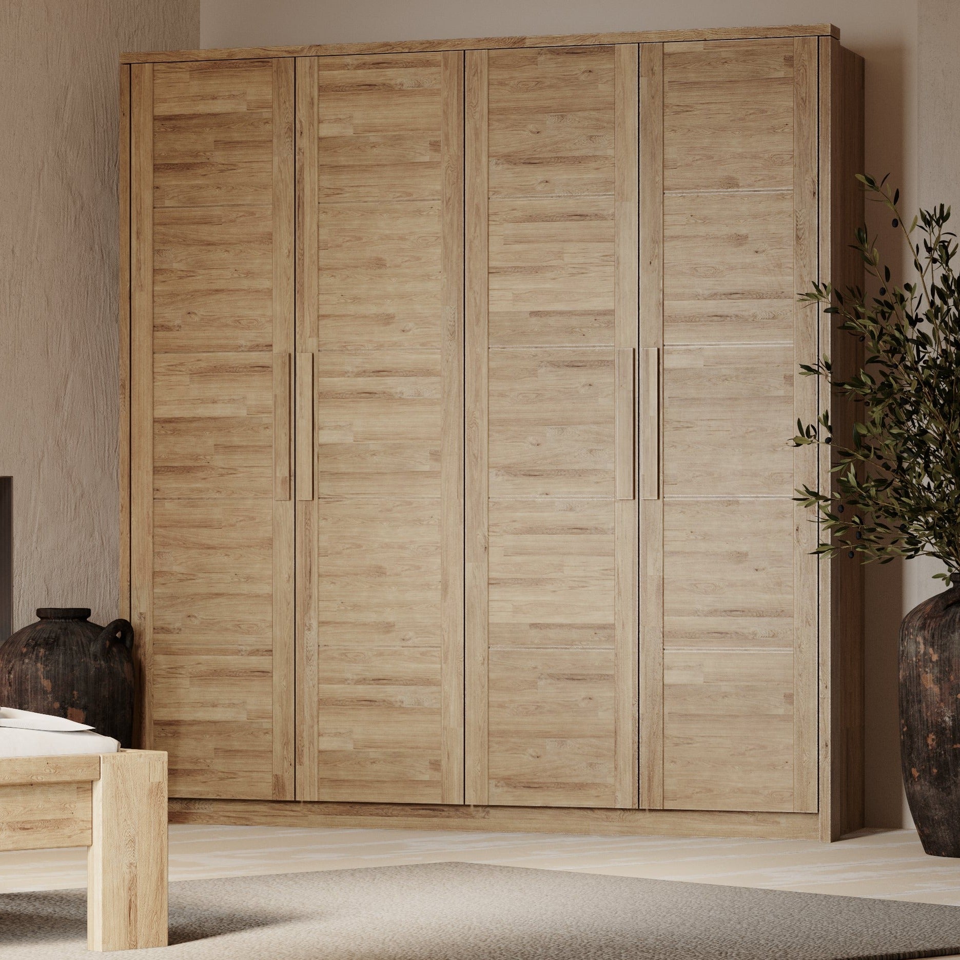 TIMO Wardrobe Rustical Oak Interior