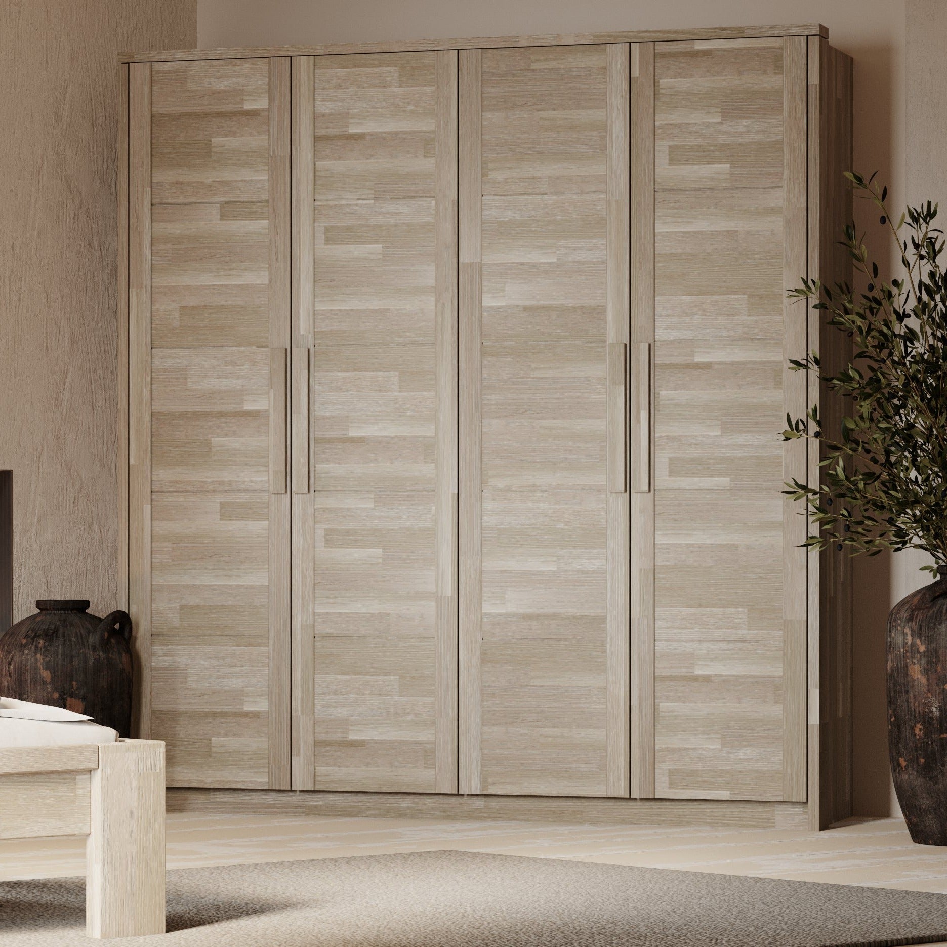 TIMO Wardrobe Sonoma Oak Interior