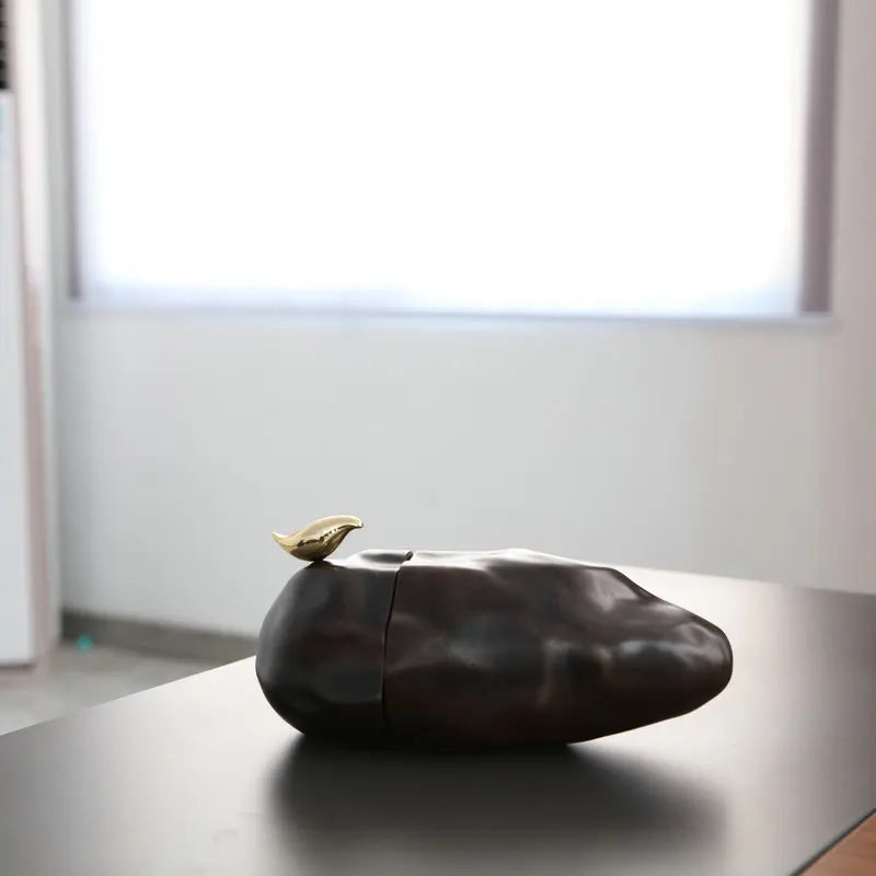 Serre-livres nordique créatif en pierre