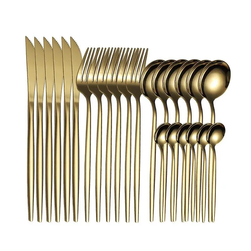 Set de couverts en acier inoxydable