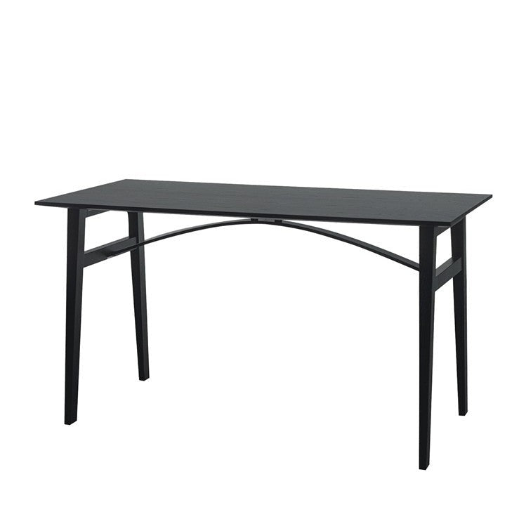 BRYGGA Table black, 130 cm length