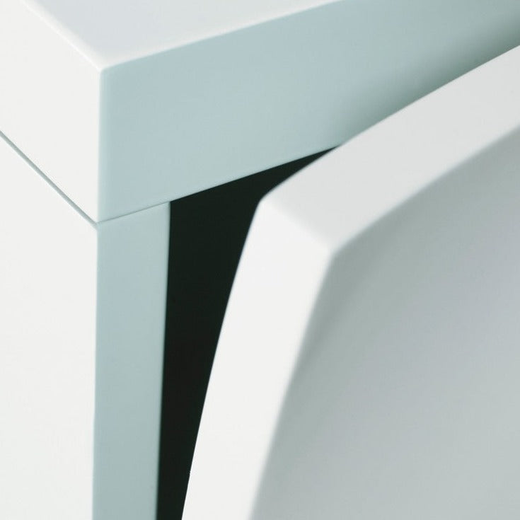 MRS BILL Cabinet BI251BS white door detail