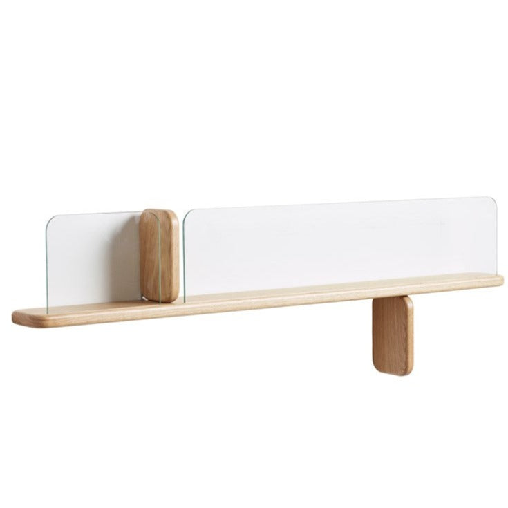 PART Étagère avec rebord en verre