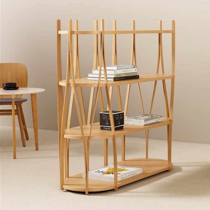 ALVA Shelf AV 1233 oak interior view