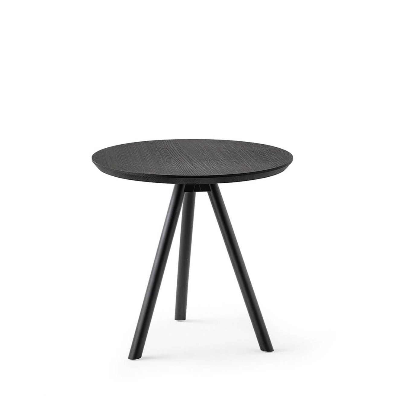 AKY CONTRACT 3 WOOD Table beech black, back view