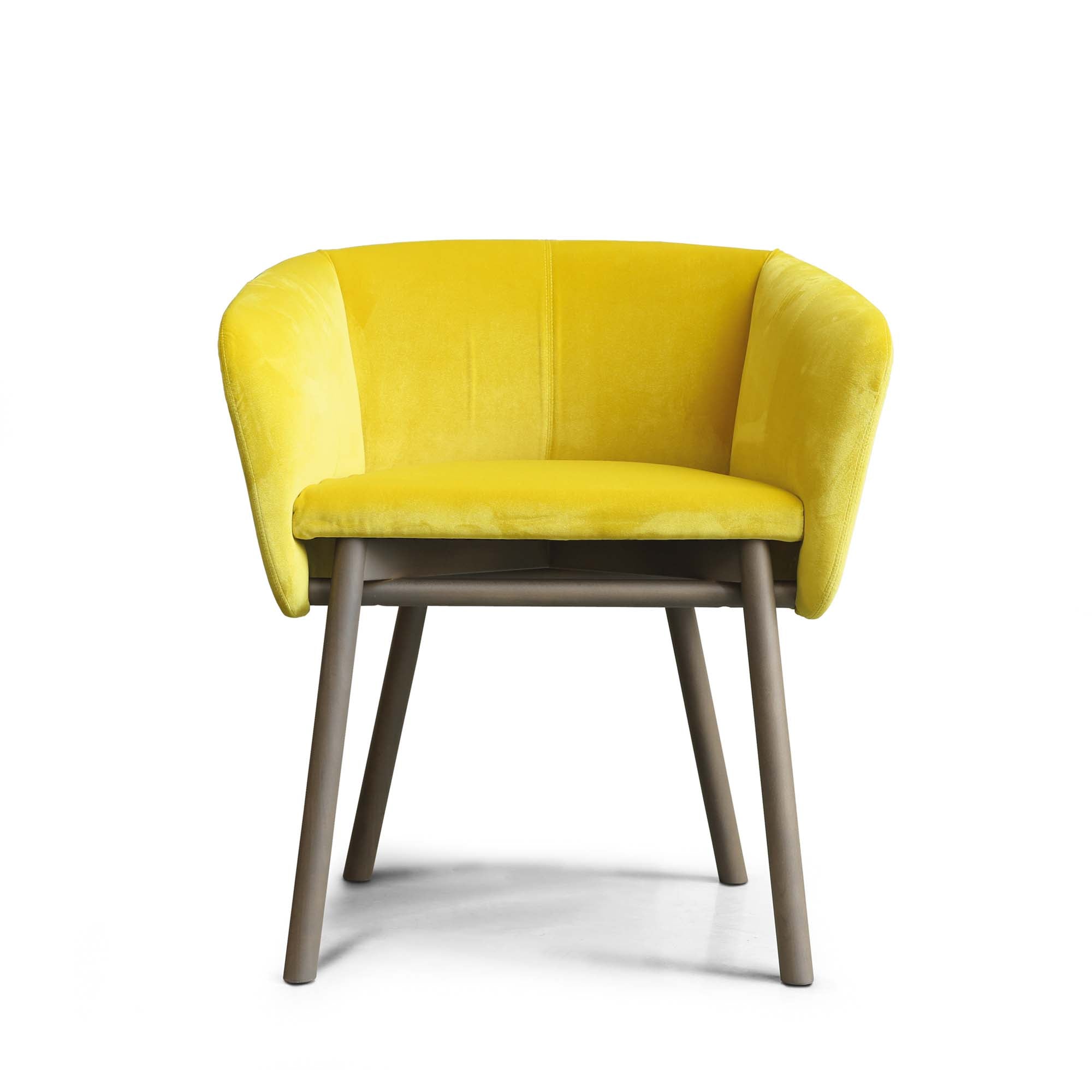 BALU Armchair yellow front view