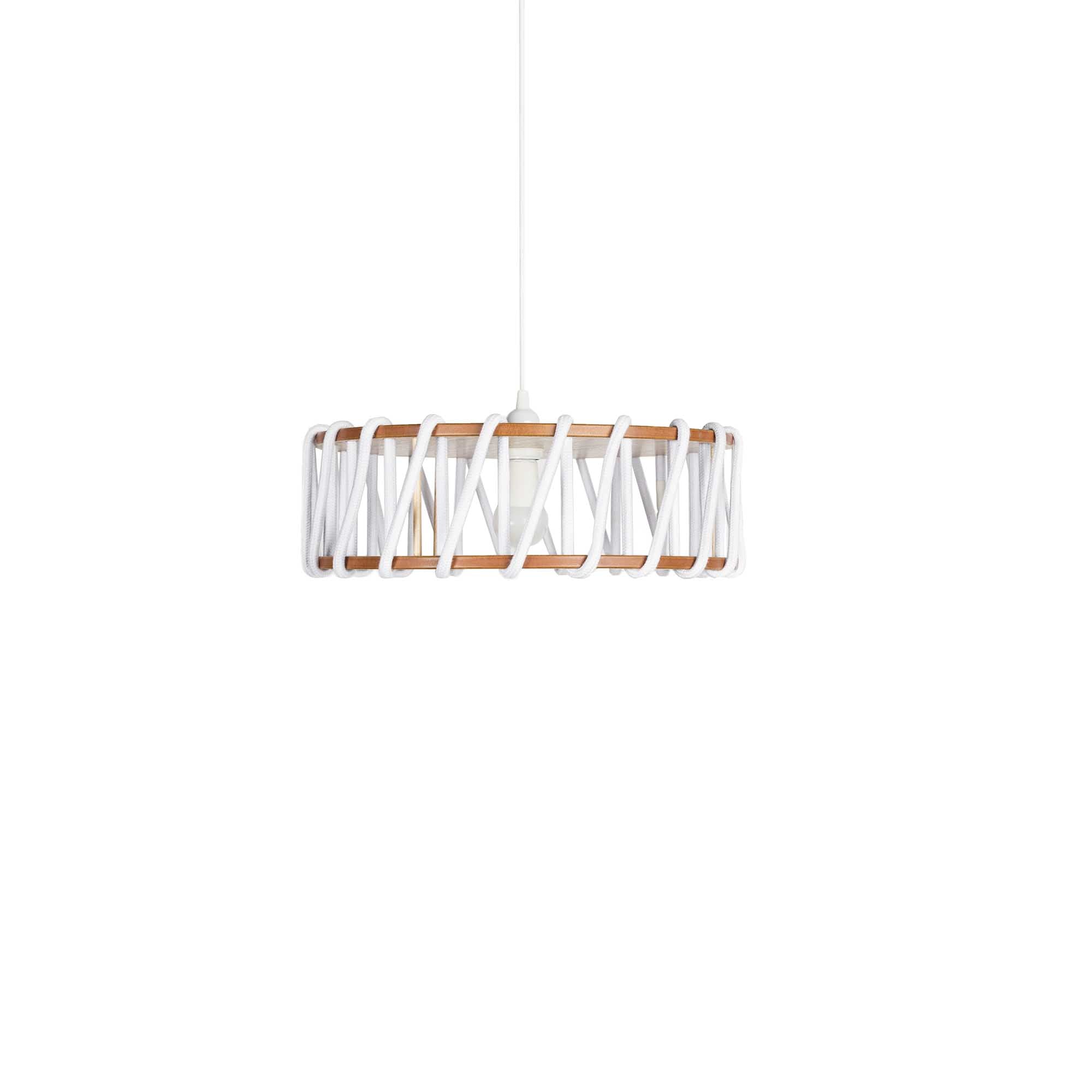 MACARON Pendant Lamp White 45 cm general front view