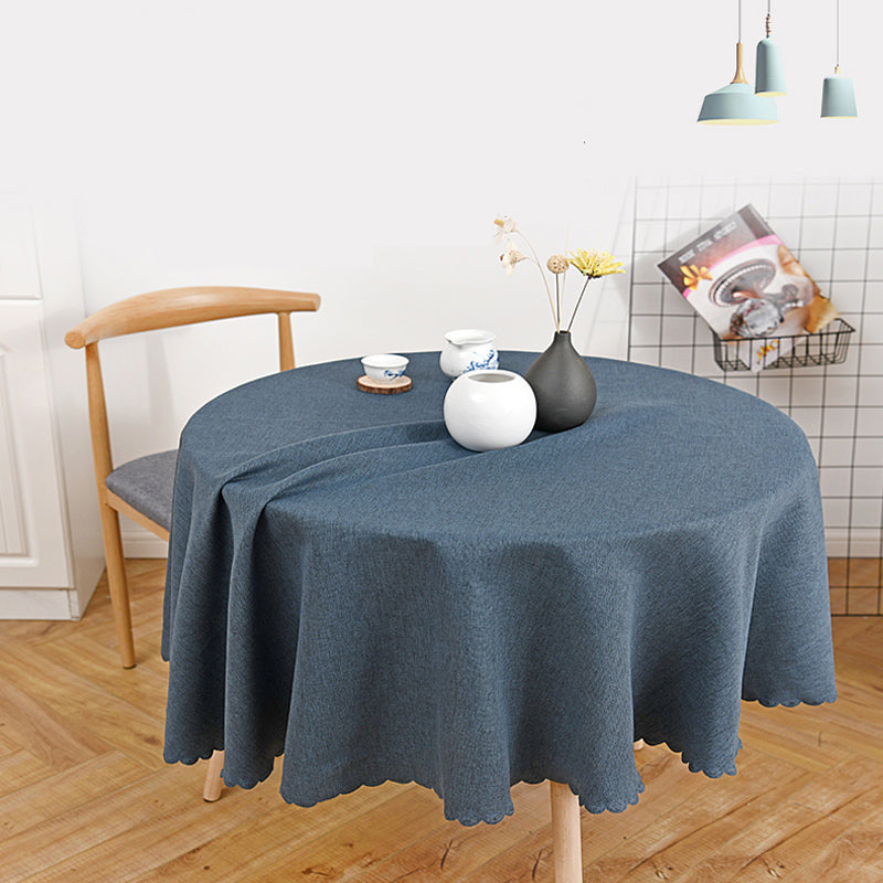 Nappe ronde élégante en coton