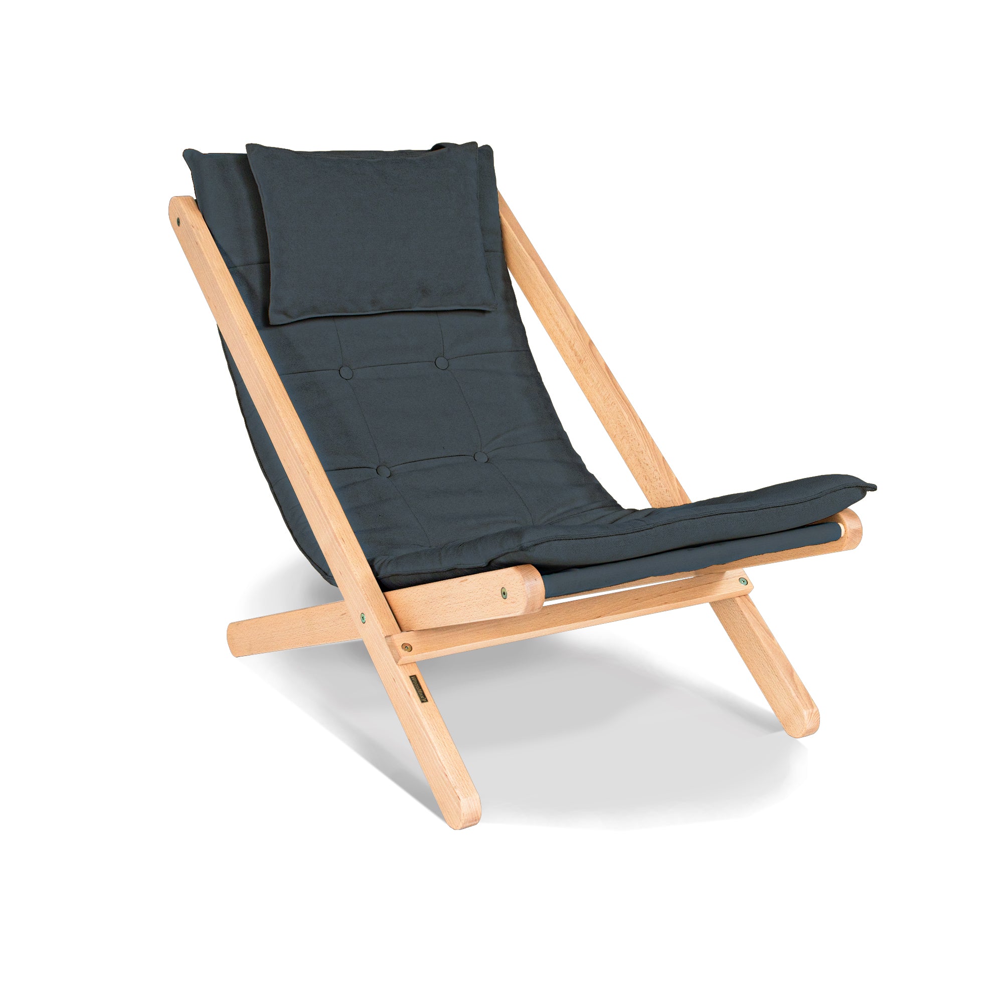 ALLEGRO Deckchair -graphite fabric