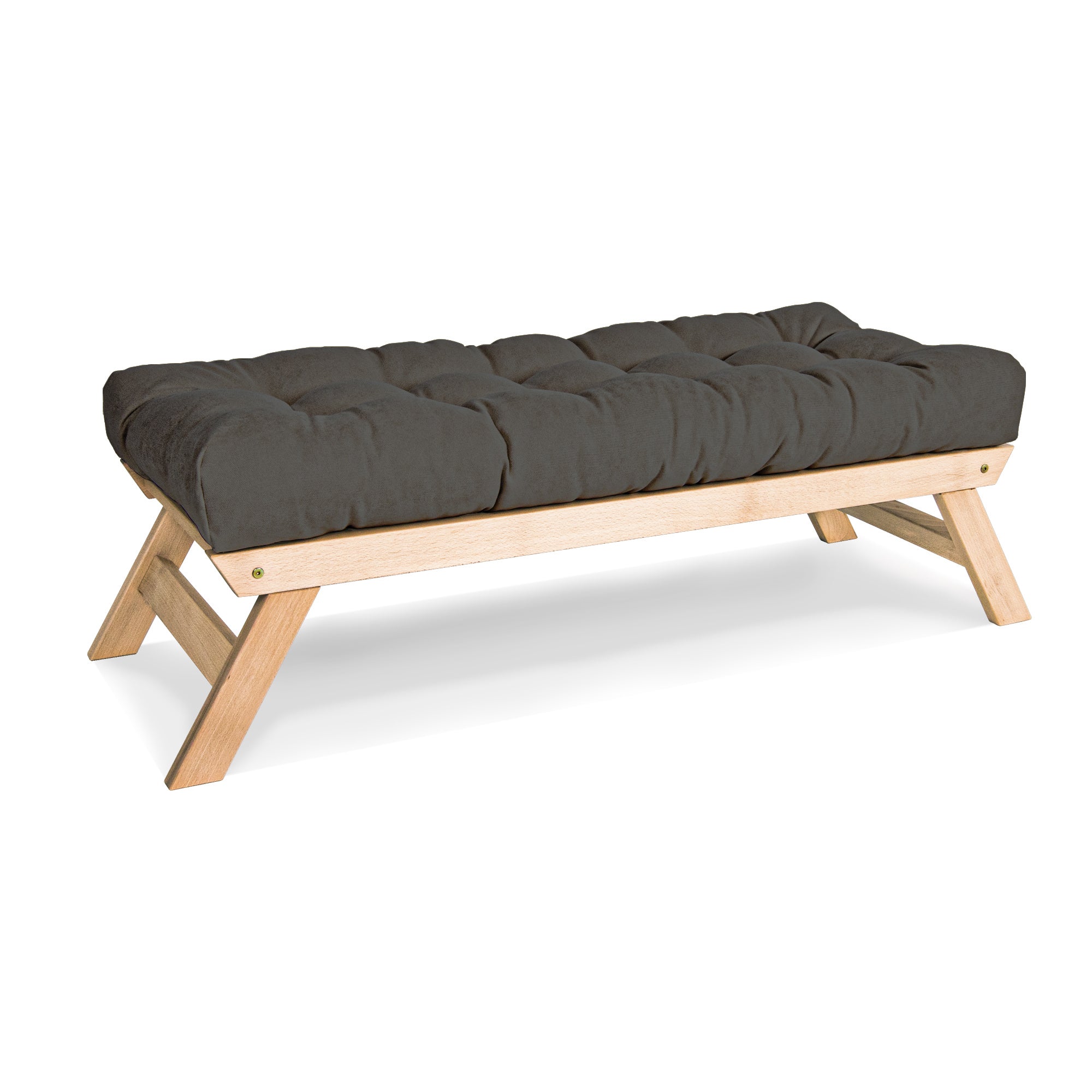 ALLEGRO Banc En Bois Avec Coussins