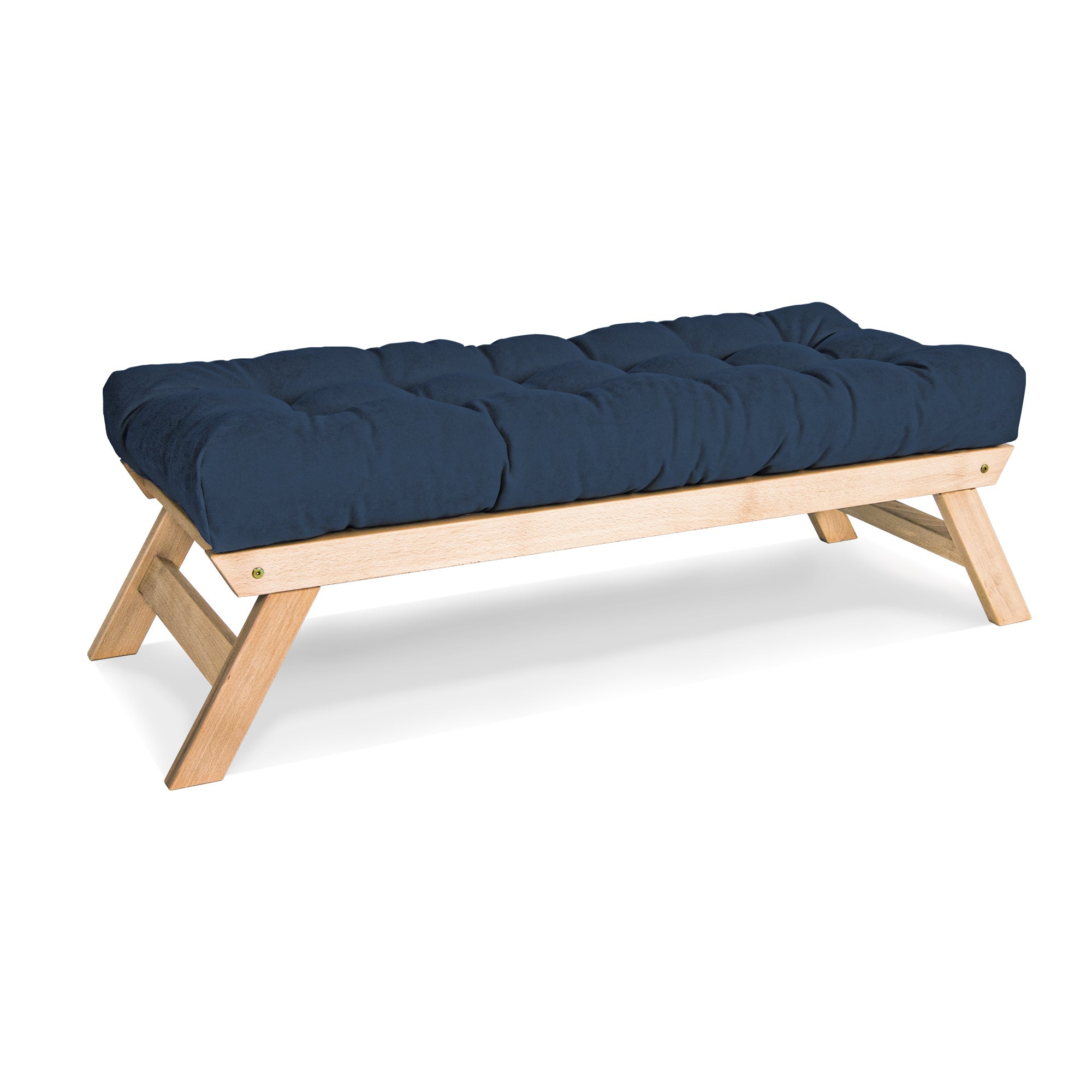 ALLEGRO Banc En Bois Avec Coussins