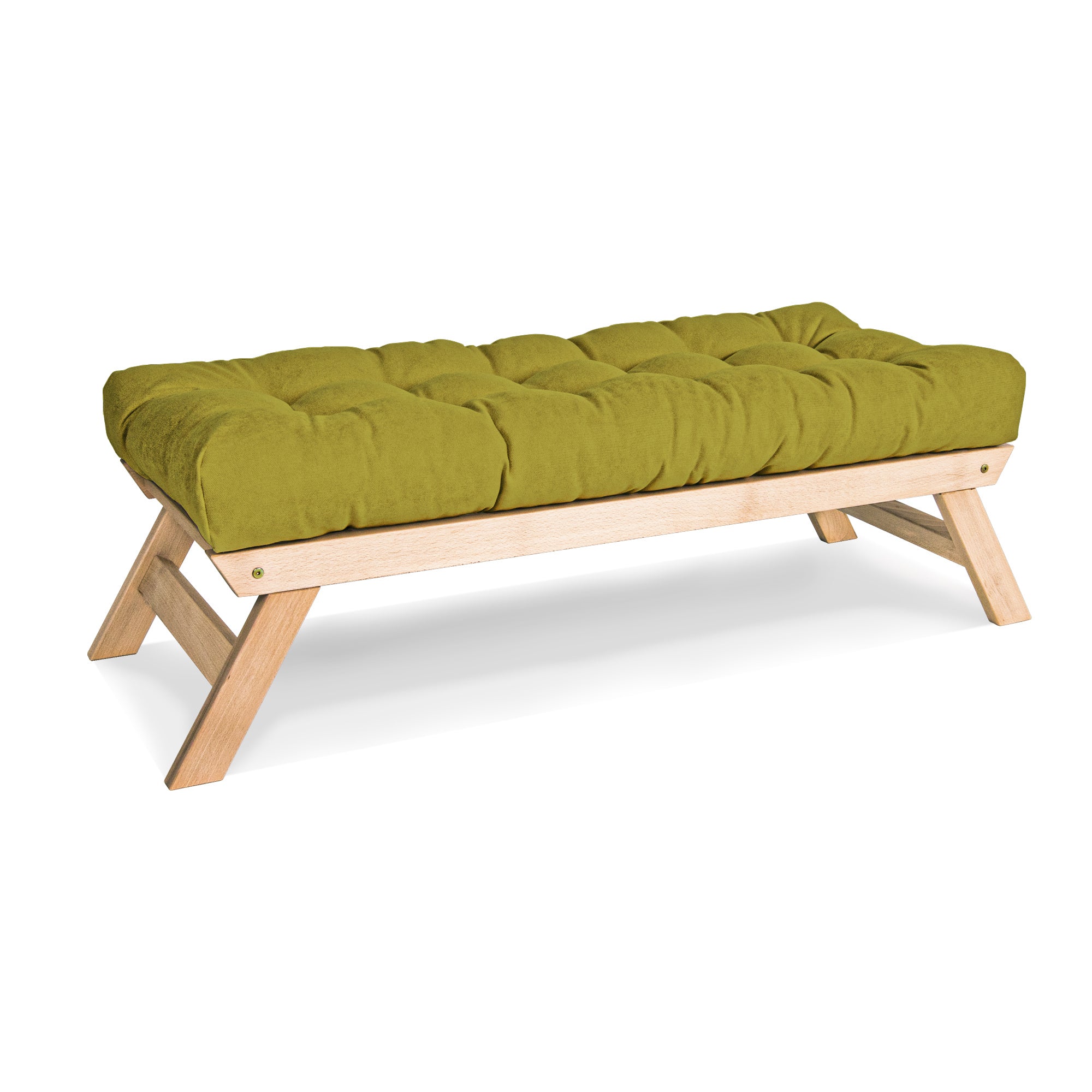 ALLEGRO Banc En Bois Avec Coussins
