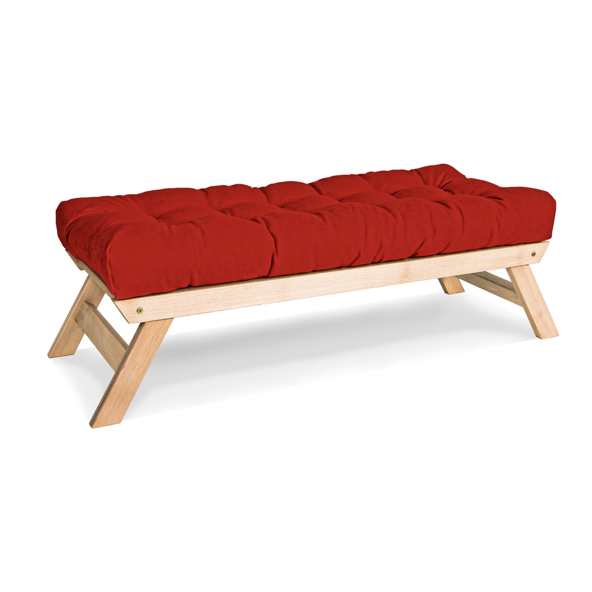 ALLEGRO Banc En Bois Avec Coussins