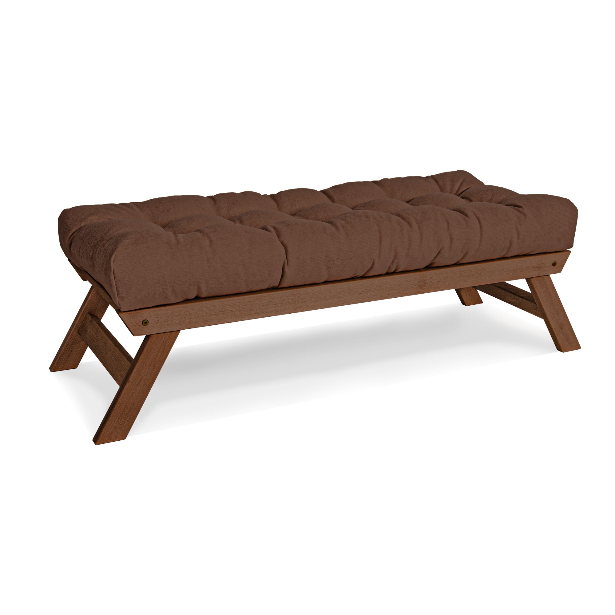 ALLEGRO Banc En Bois Avec Coussins