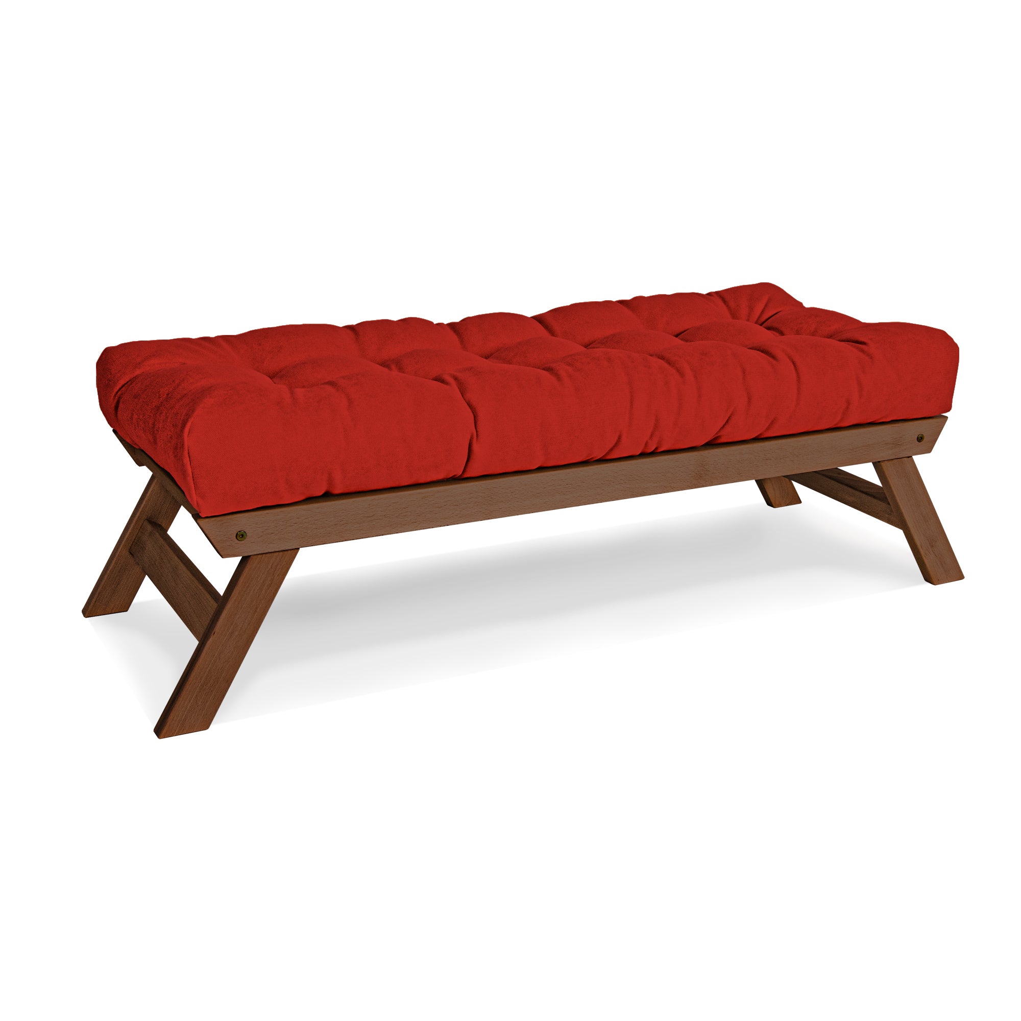 ALLEGRO Banc En Bois Avec Coussins