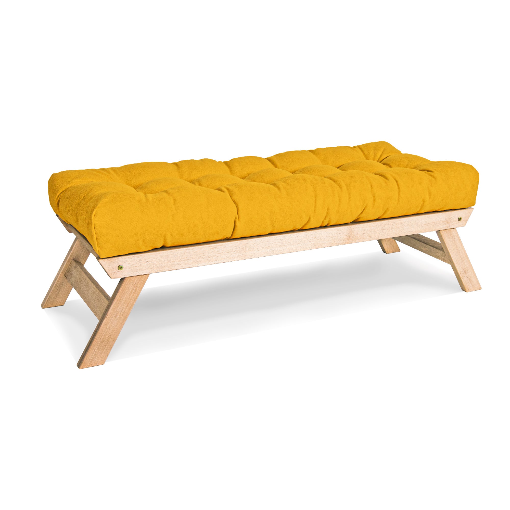 ALLEGRO Banc En Bois Avec Coussins