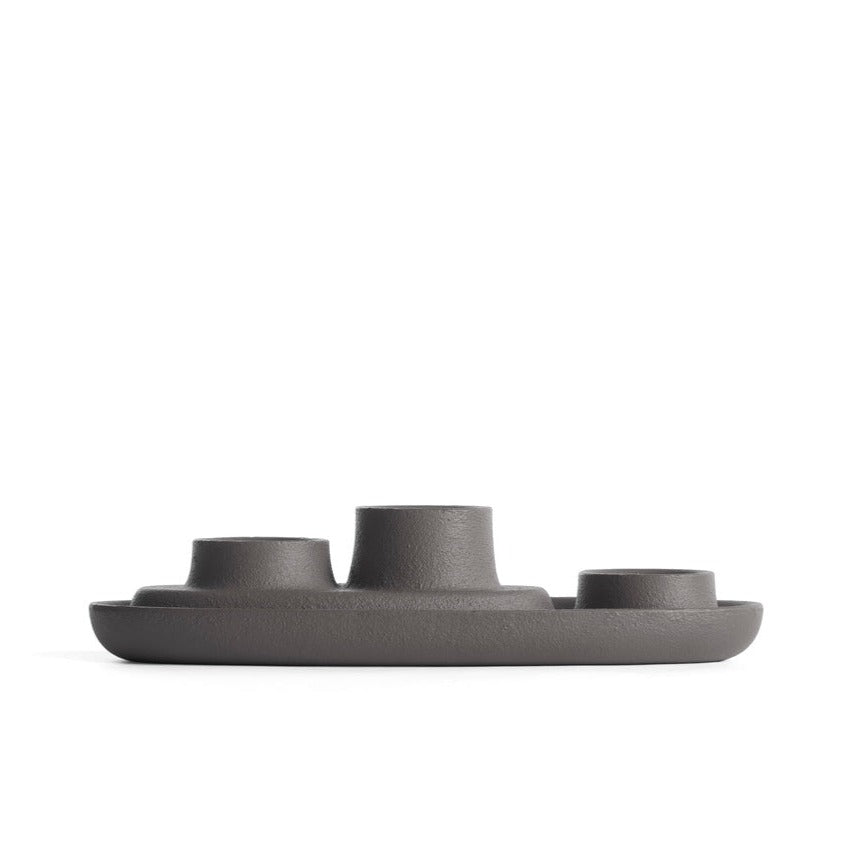 AYE Candle Holder 3 Funnel-dark