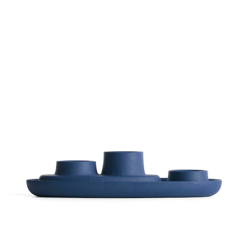 AYE Candle Holder 3 Funnel-navy