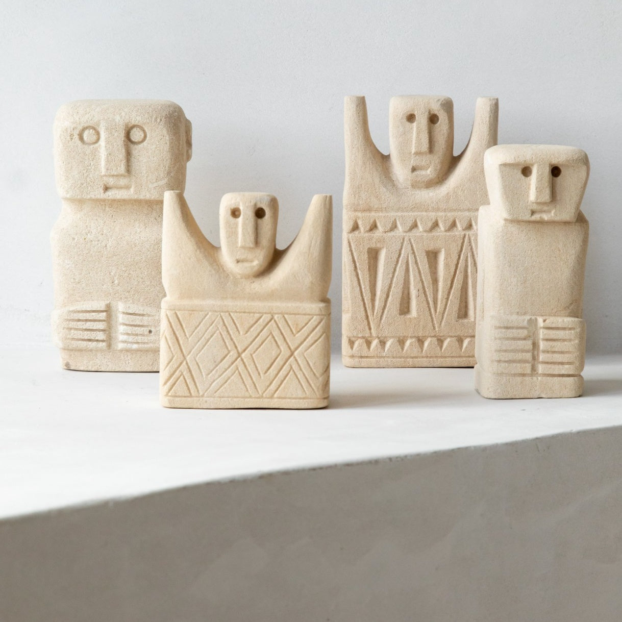 THE SUMBA STONE Statue #24 front view of set