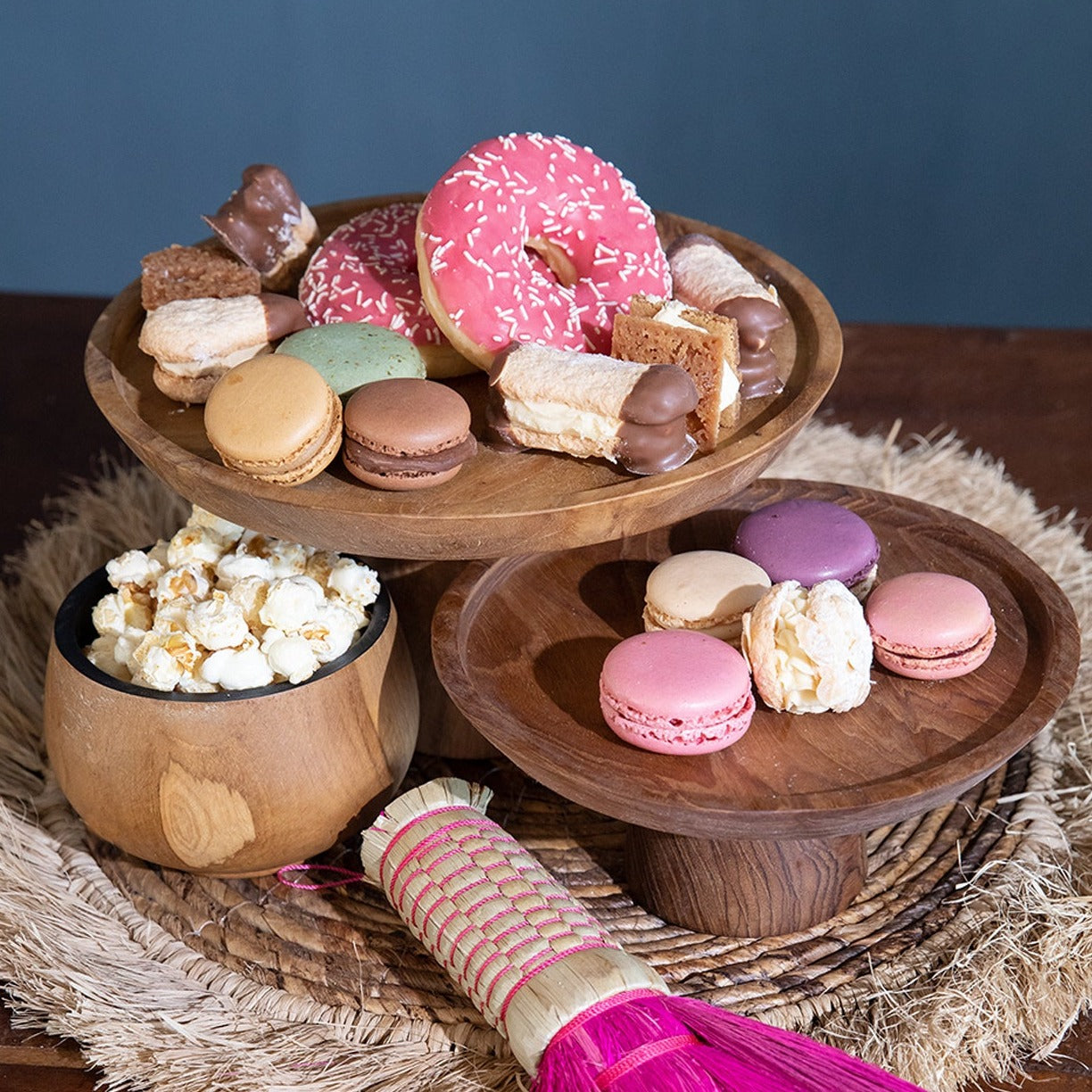 THE BANANA RAFFIA Placemat Natural interior view