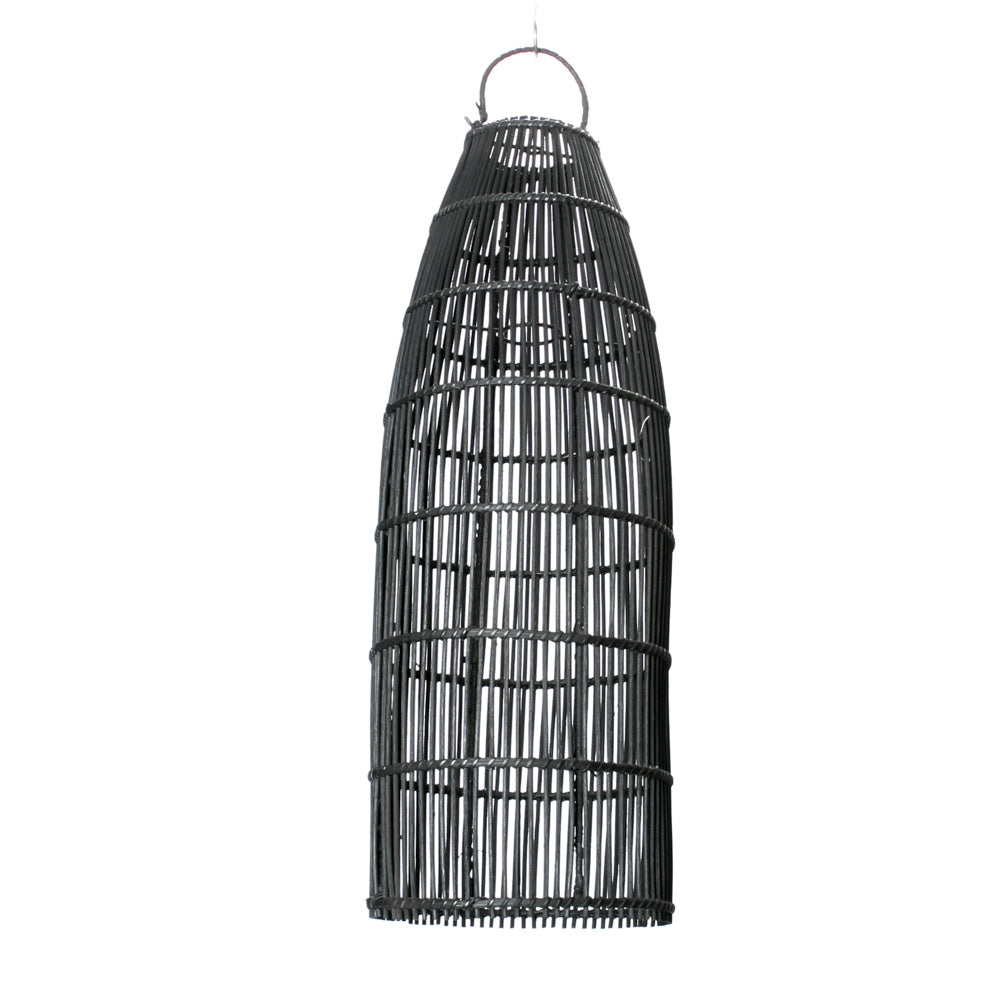 THE FISH TRAP Pendant Black FRONT VIEW