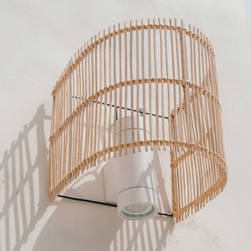 THE GIGI WALL APPLIQUE Pendant Natural view of below