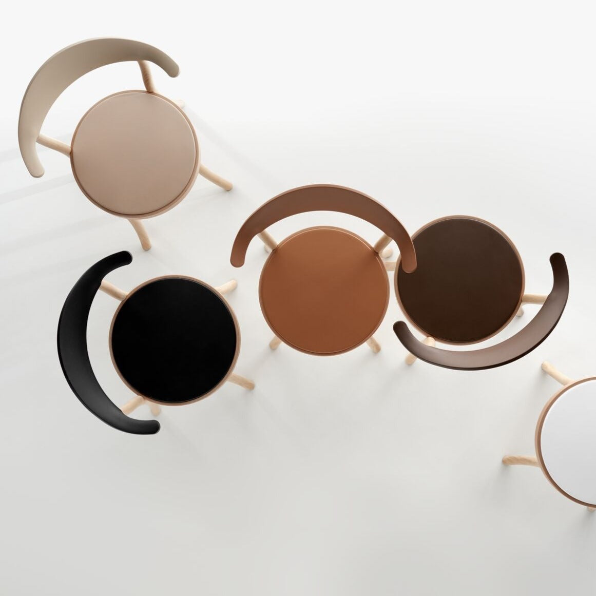 MONZA BISTRO Chair beech wood frame-top view