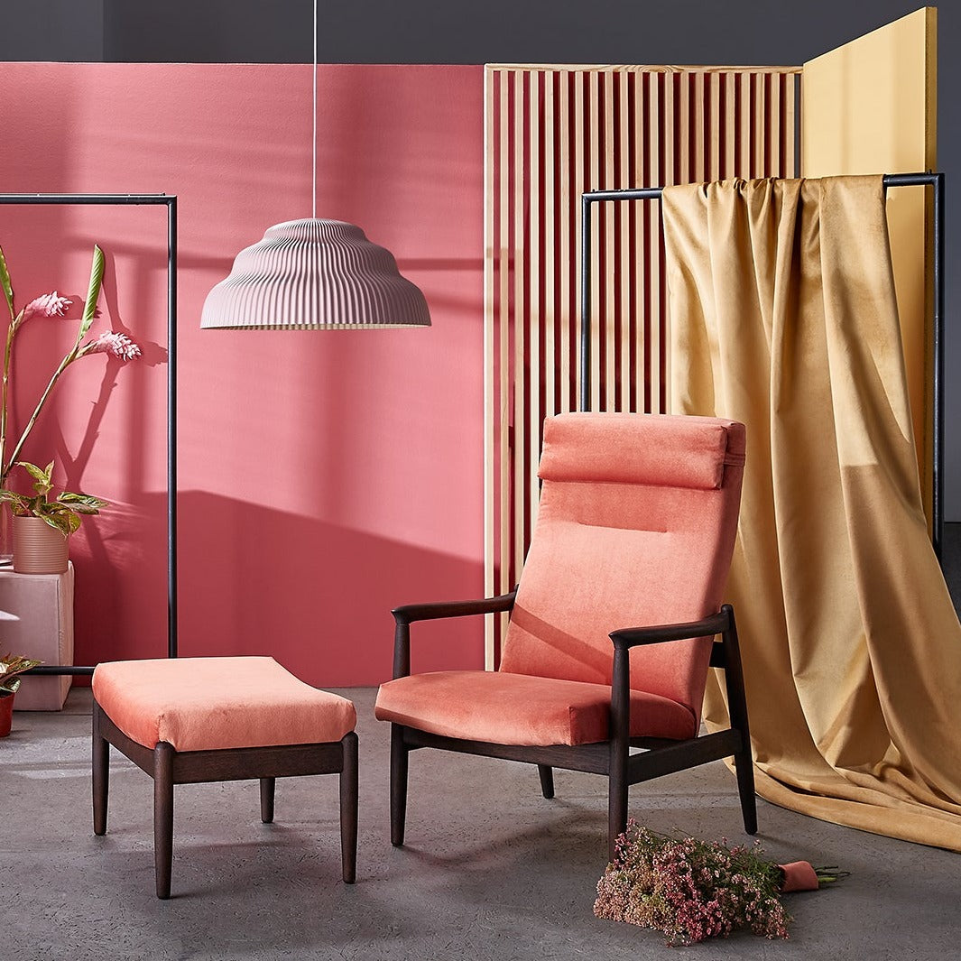 H64 Fauteuil à Dossier Haut Avec Repose-pieds