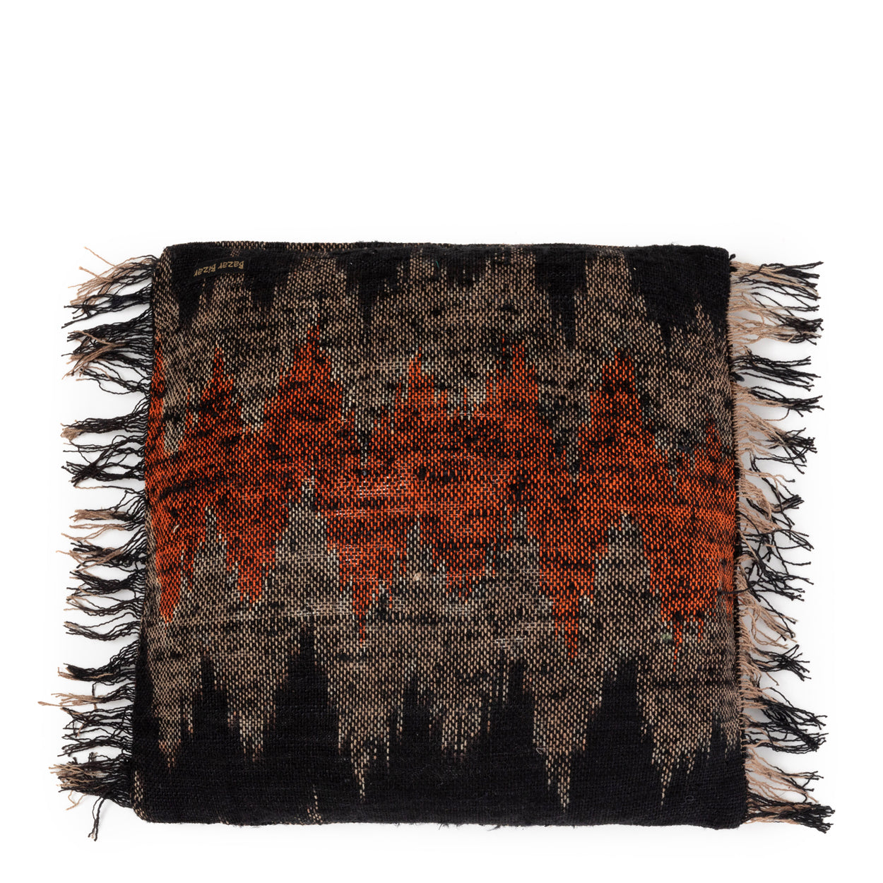 OH MY GEE Cushion Cover Black-Orange front view