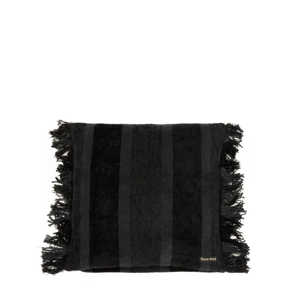 OH MY GEE Cushion Cover Black Velvet front view